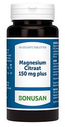 Foto van Bonusan magnesiumcitraat 150mg plus tabletten