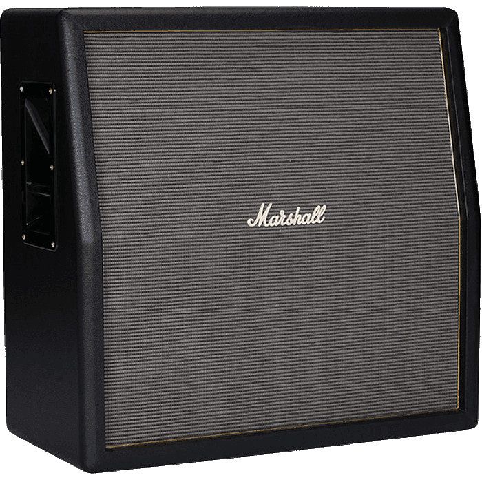 Foto van Marshall origin412a 4x12 inch speakerkast schuin