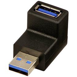 Foto van Lindy usb 3.2 gen 1 (usb 3.0) adapter [1x usb 3.2 gen 1 stekker a (usb 3.0) - 1x usb 3.2 gen 1 bus a (usb 3.0)] 71260