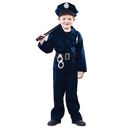 Foto van Voordelig politie kostuum kinderen 110-122 (4-6 jaar) - carnavalskostuums