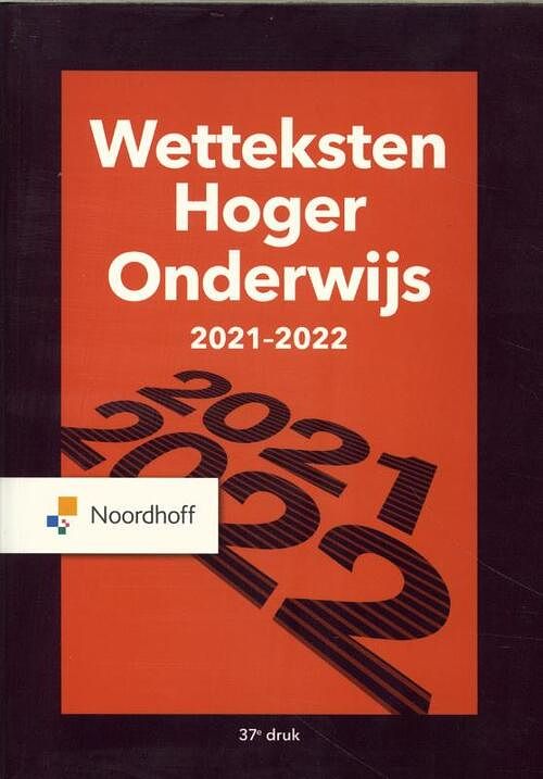 Foto van Wetteksten hoger onderwijs - paperback (9789001747671)