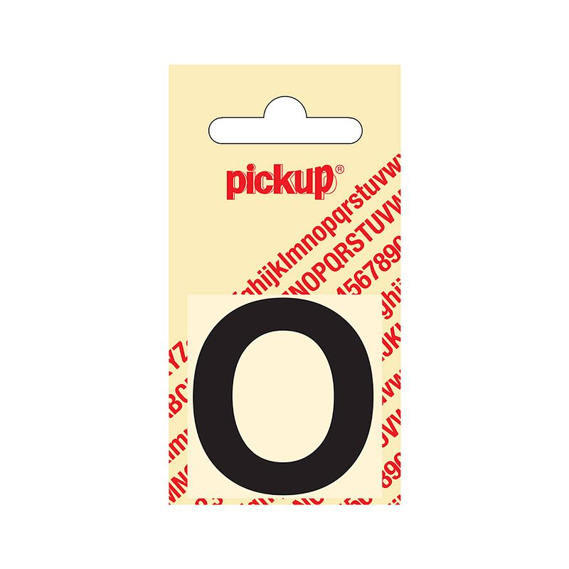 Foto van Pickup - plakletter helvetica 40 mm zwart o