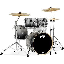 Foto van Pdp drums pd805888 concept maple silver to black fade 4d. shellset