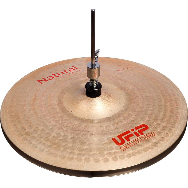 Foto van Ufip ns-13mhh natural series 13 inch hi hat bekken