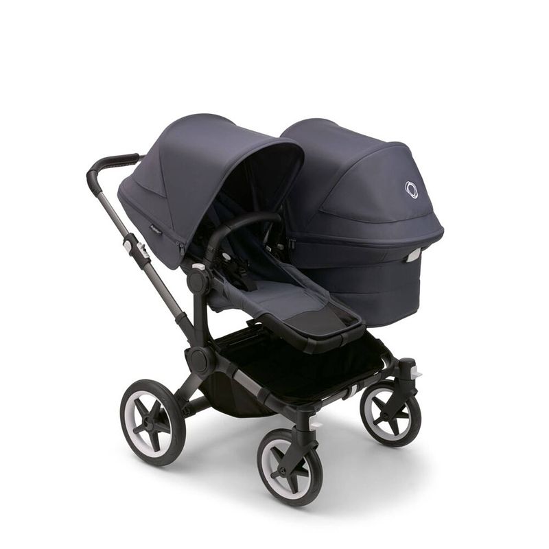 Foto van Bugaboo donkey 5 duo kinderwagen core graphite stormy blue