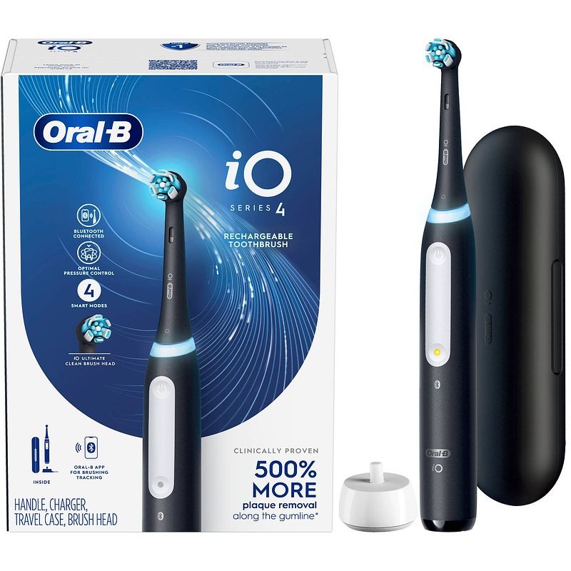 Foto van Braun oral-b io 4 elektrische tandenborstel zwart