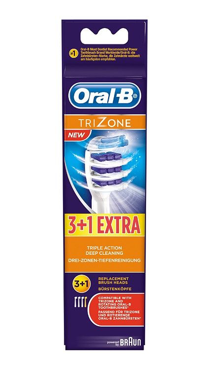 Foto van Oral b opzetborstel trizone eb30 3+1 mondverzorging accessoire