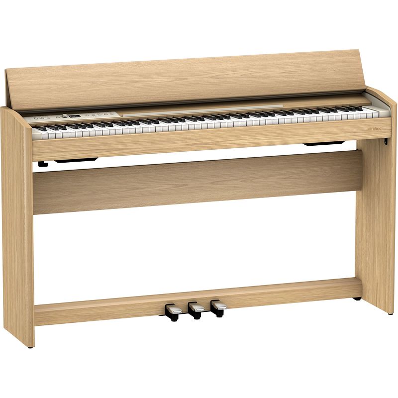 Foto van Roland f701-la light oak digitale piano