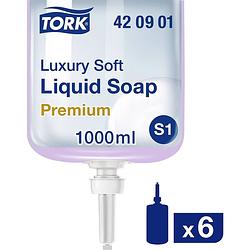 Foto van Tork luxury soft 420901 vloeibare zeep 1 l 6 stuk(s)