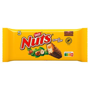 Foto van Nuts melk chocolade karamel hazelnoot 5pack bij jumbo