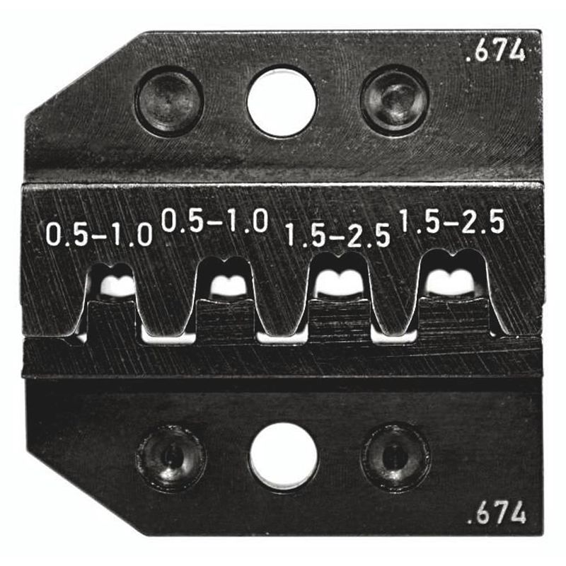 Foto van Rennsteig werkzeuge 624 674 3 0 krimpinzet modulaire stekkers 0.5 tot 2.5 mm² geschikt voor merk rennsteig werkzeuge pew 12