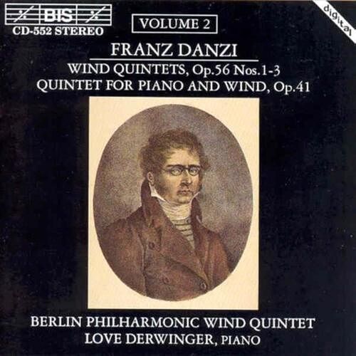 Foto van Danzi: wind quintet in b flat major, op. 5 - cd (7318590005521)