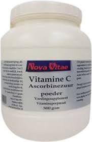 Foto van Nova vitae vitamine c ascorbinezuur poeder 5000gr