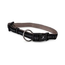 Foto van Dierenbenodigdheden vadigran halsband hond nylon soft grip zwart 50-65cmx25mm