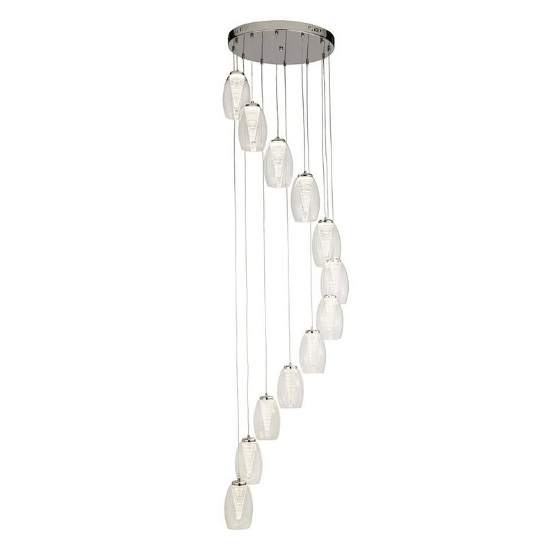 Foto van Landelijke hanglamp - bussandri exclusive - metaal - landelijk - led - l: 52cm - voor binnen - woonkamer - eetkamer -