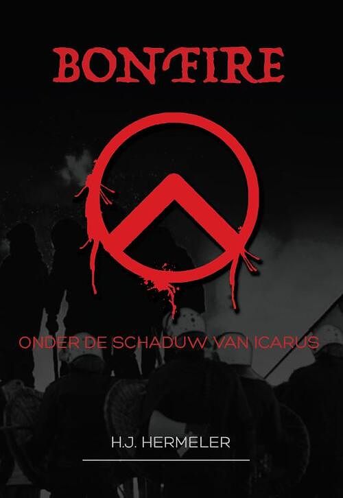 Foto van Bonfire, onder de schaduw van icarus - h.j. hermeler - paperback (9789081824538)