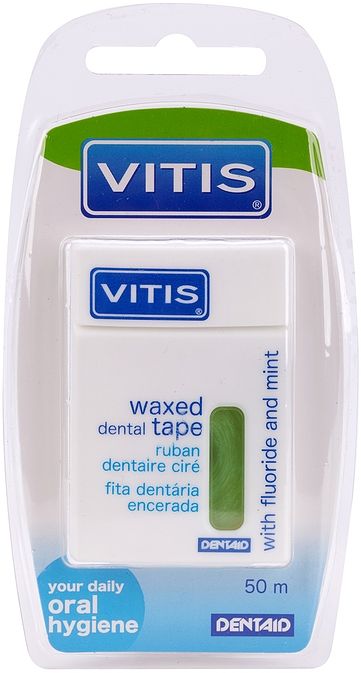 Foto van Vitis tape waxed fluoride en mint