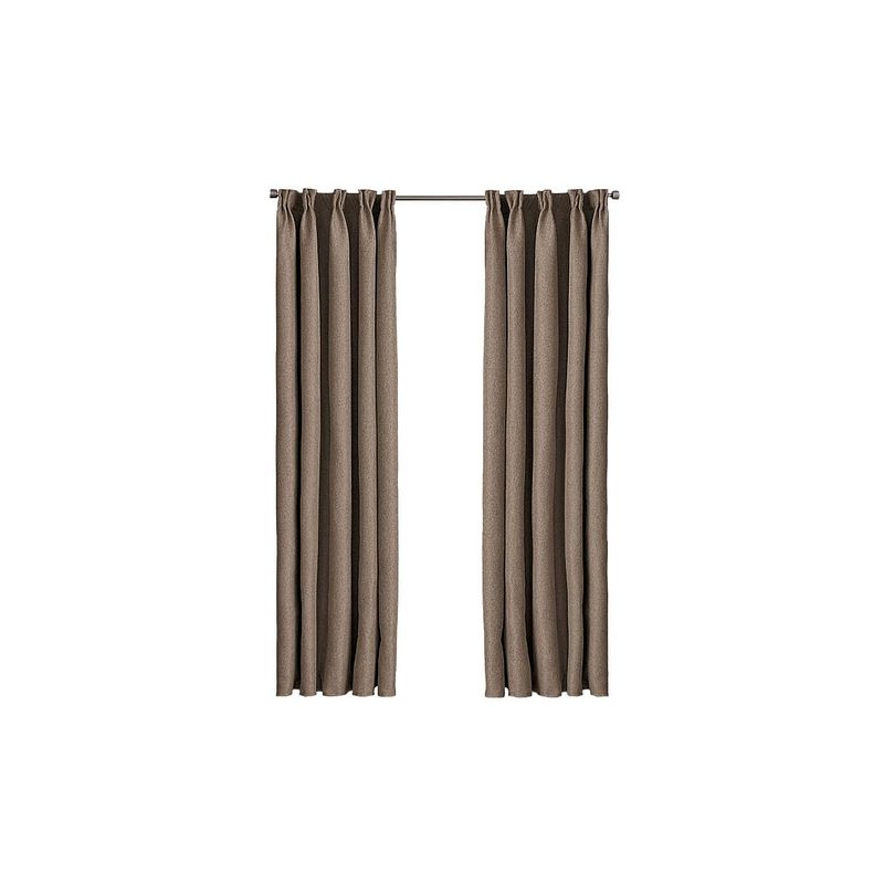 Foto van Larson premium - premium gordijn - luxury home edition - met haken - 3m x 2.7m - taupe