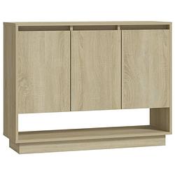 Foto van Vidaxl dressoir 97x31x75 cm spaanplaat sonoma eikenkleurig