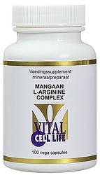 Foto van Vital cell life mangaan l-arginine complex capsules