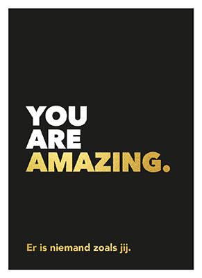 Foto van You are amazing - hardcover (9789463548410)