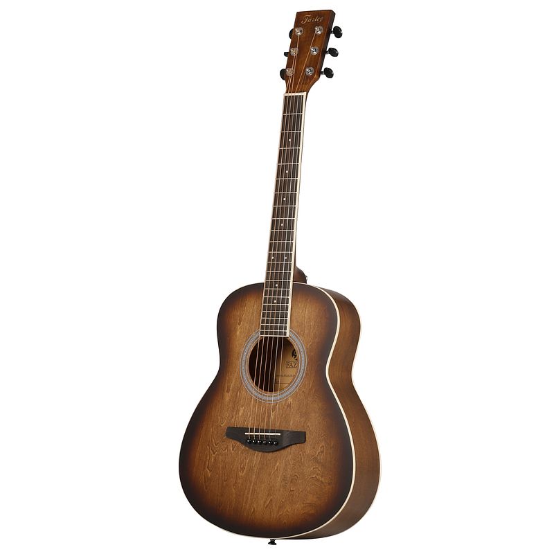 Foto van Fazley w55-col-br-3/4 colourtune western gitaar bruin