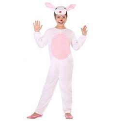 Foto van Witte konijn/haas verkleedkleding voor kinderen 128 (7-9 jaar) - carnavalskostuums