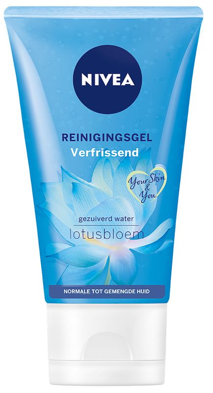 Foto van Nivea reinigingsgel lotusbloem 150ml bij jumbo