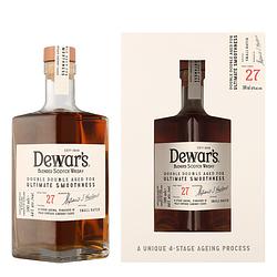 Foto van Dewar'ss 27 years double double aged 50cl whisky + giftbox