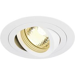 Foto van Slv 113510 new tria inbouwring halogeen gu10 50 w wit