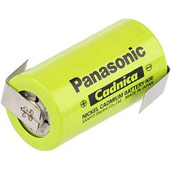 Foto van Panasonic c zlf speciale oplaadbare batterij c (baby) z-soldeerlip, geschikt voor hoge temperaturen nicd 1.2 v 2500 mah