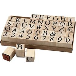 Foto van Creotime stempelset alfabet 20 x 20 mm 45-delig