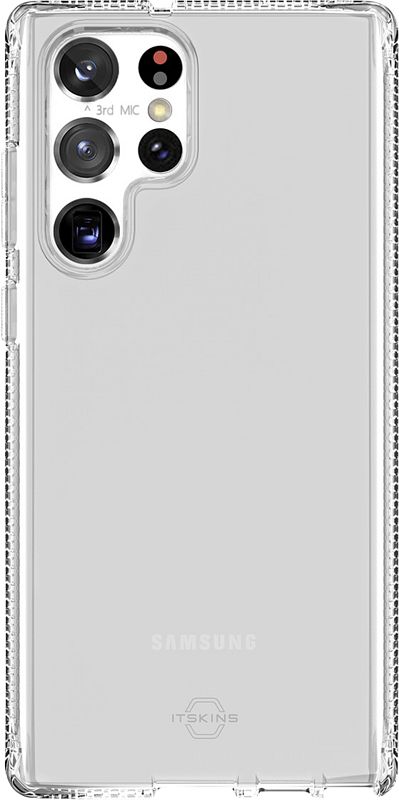 Foto van Itskins spectrum samsung galaxy s22 ultra back cover transparant