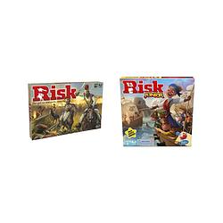 Foto van Spellenset - bordspel - 2 stuks - risk & risk junior