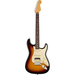 Foto van Fender american ultra stratocaster hss ultra burst rw met koffer