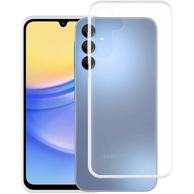 Foto van Just in case soft tpu case voor samsung a15 4g/5g telefoonhoesje transparant