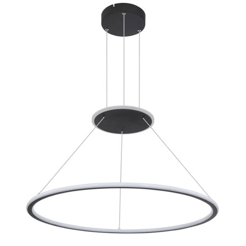 Foto van Moderne hanglamp levana - l:68cm - led - metaal - wit