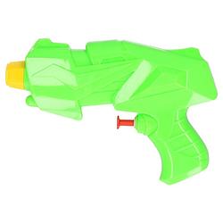 Foto van 1x mini waterpistolen/waterpistool groen van 15 cm kinderspeelgoed - waterpistolen