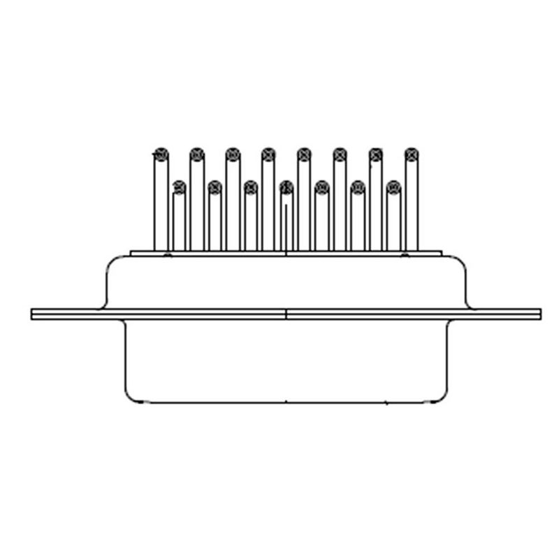 Foto van Molex 1731090698 d-sub connector aantal polen: 9 soldeerpennen 1 stuk(s)