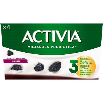 Foto van Activia yoghurt pruim 4 x 125g bij jumbo