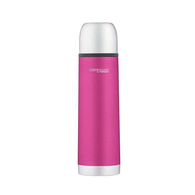 Foto van Thermos soft touch rvs isoleerfles - 0,5 liter - roze