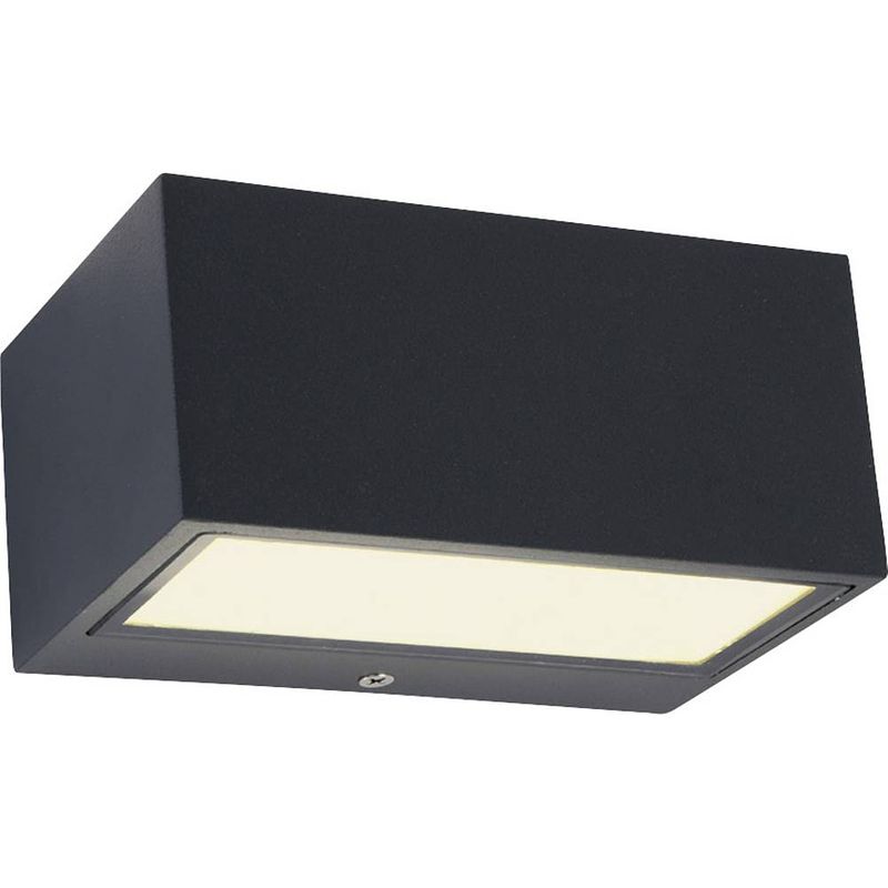 Foto van Lutec gemini 5189113118 led-buitenlamp (wand) 10.5 w antraciet