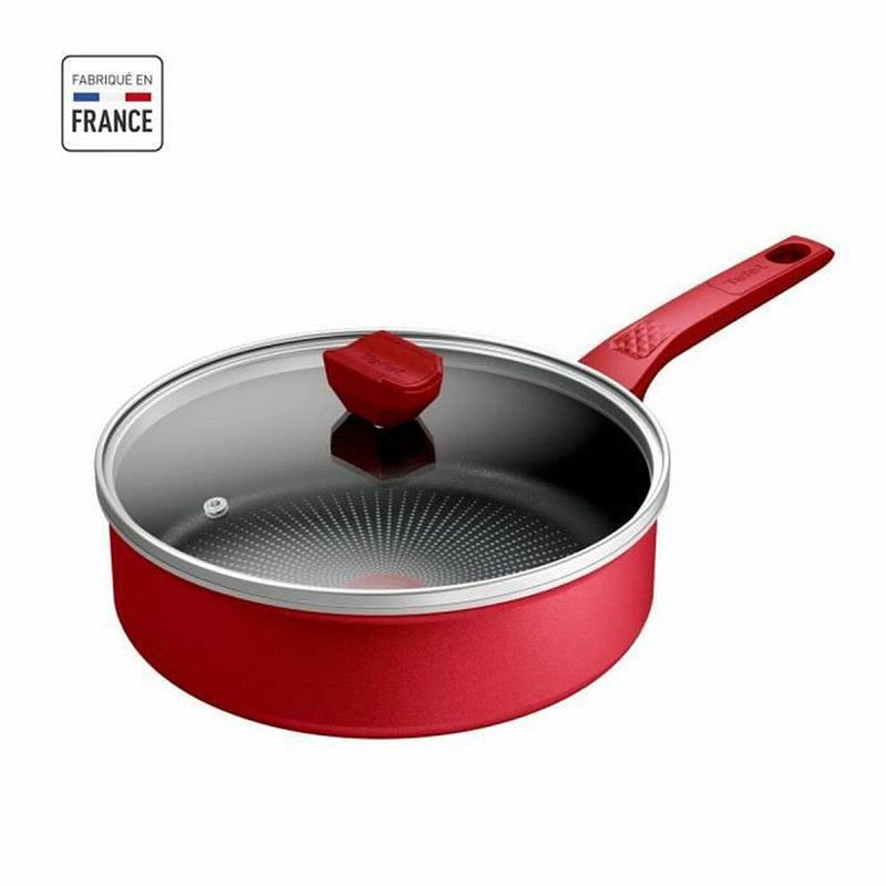 Foto van Tefal sautowy c2893202 hapjespan - 24 cm - glazen deksel - ergonomisch