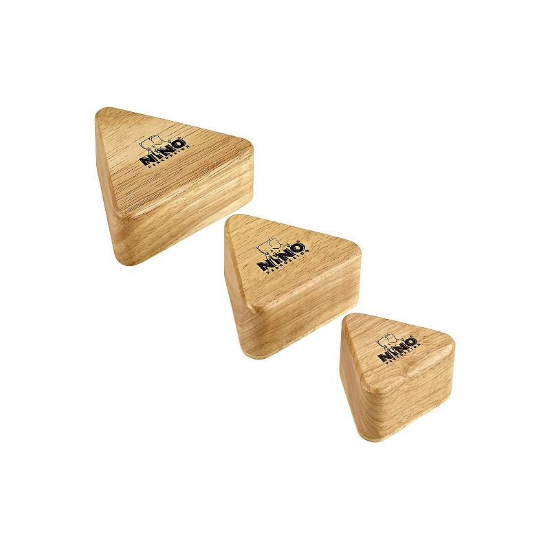 Foto van Nino percussion nino508 houten shaker set driehoek