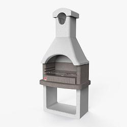 Foto van Sarom fuoco - betonnen barbecue - columbia - 88 x 58 x 197,3 cm