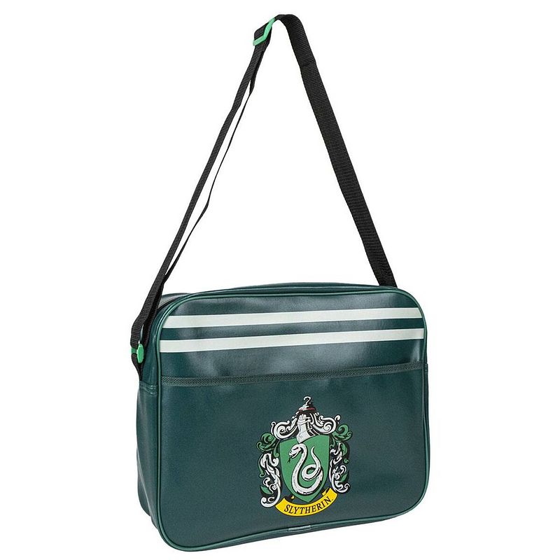 Foto van Schooltas harry potter slytherin groen 33 x 28 x 15 cm