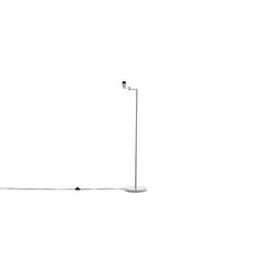 Foto van Virro verlichting vloerlamp 44,5x25,5x126cm staal beige.