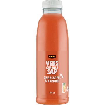 Foto van Jumbo fruitsap sinaasappel aardbei 500ml