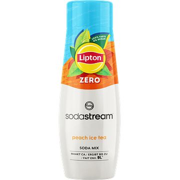 Foto van Sodastream lipton peach zero siroop 440ml bij jumbo