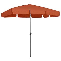 Foto van Vidaxl strandparasol 200x125 cm terracotta